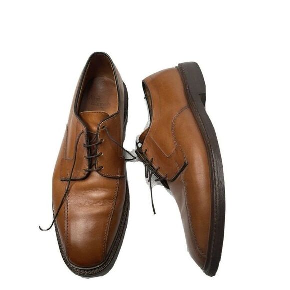 ALLEN Edmonds Hillcrest Mens Chestnut Leather Bike Toe Oxfords Size 10.5 D Dress main image 8